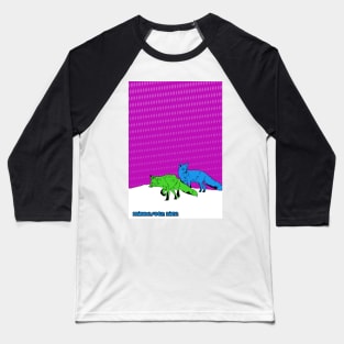 Psychedelic foxes Baseball T-Shirt